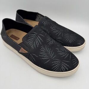 Black OluKai PalmPehuea Comfort Shoes Women's Size 9 Slip On VC05/18 Sneakers